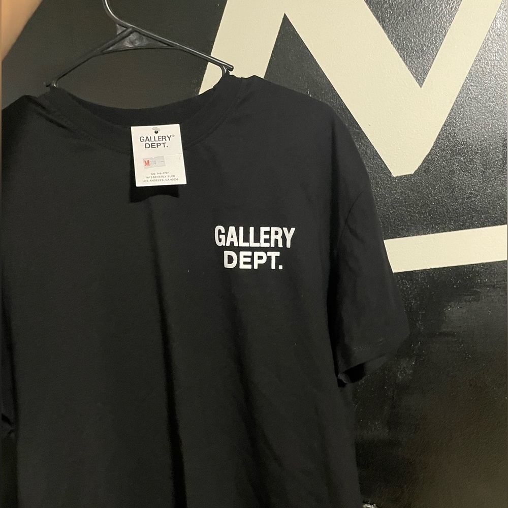 Gallery Dept Black Short Sleeve Tee
